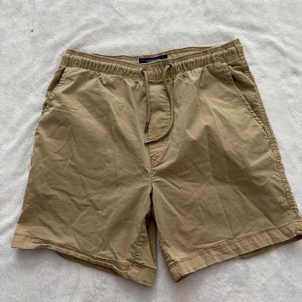 American Eagle Outfitters Tan Chino Shorts Men's S Summer Y2K Preppy Casual